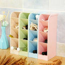 1Pcs Cute Plastic Office Desktop Storage Boxes Makeup Organizer Storage Box Tool