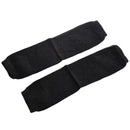 5X(Lady Dark gray Seamless Elastic Thumbhole Wrist Warmer Gloves A3M9)