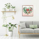 5D DIY Special Shaped Diamond Painting Heart Cross Stitch Mosaic Craft Kits