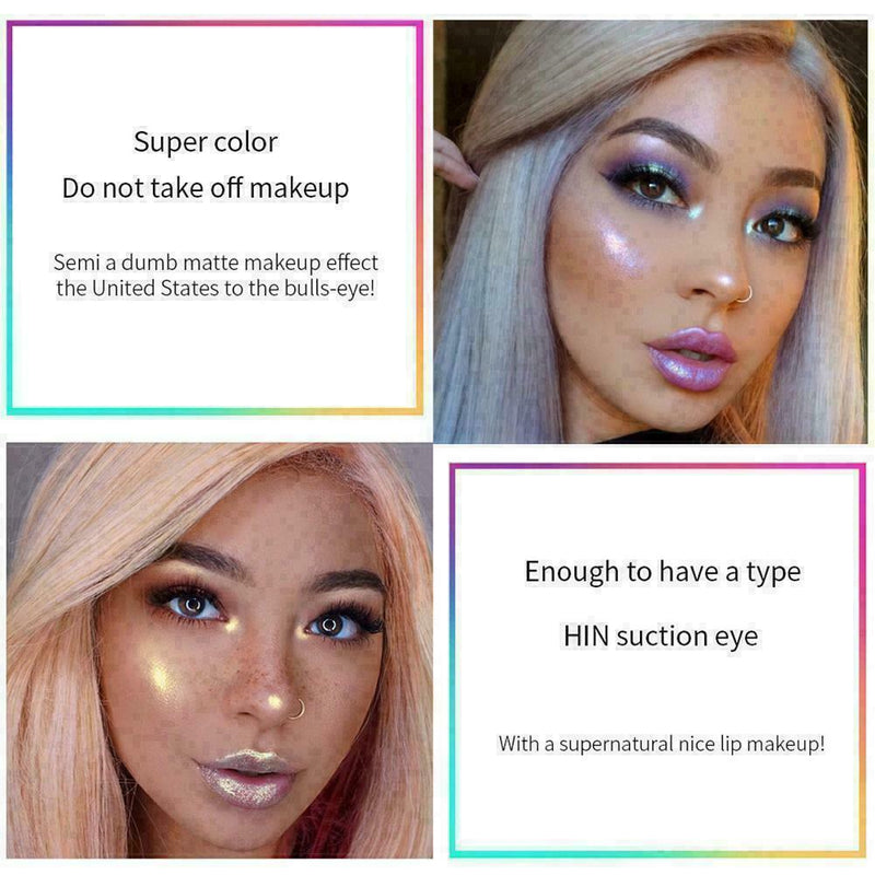 6x HANDAIYAN Glitter Matte Lipstick Waterproof Lip Fashion Gloss Hot Sexy L Favo