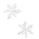 White Snowflakes Christmas Decorations Supplies Hanging Ornaments for Holid G3C6