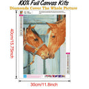 5D DIY Full Drill Diamond Painting Horse Cross Stitch Embroidery (B421)
