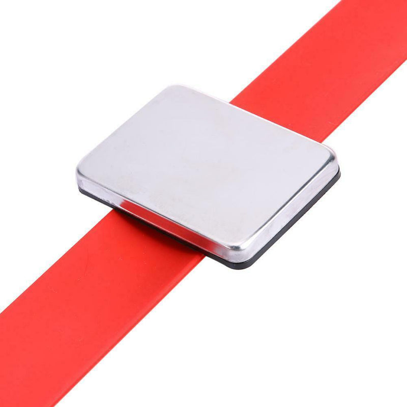 Salon Magnetic Bracelet Wrist Band Strap Belt Hair Clip Hairdressing (Red)