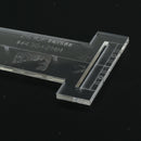 Transparent Guitar Fingerboard Bridge Template Luthier Tool 26inch