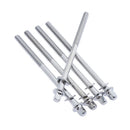 5 Pack of 6mm Drum Tension Rods With Washers / Drum Screw / Tension Screw / Bolt