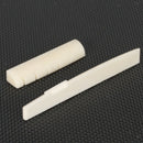 Beige Bone Bridge Saddle And Nut For Acoustic Guitar