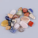 21x Crystal Gemstones Tumblestones for Collection Home Table Decoration Gift