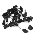 15 pieces anti dust plastic Cover for mini USB dock socket headphone jack B