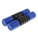 Durable Double Tube Shaker Sand Hammer Kids Rattle Rhythm Toys 79-81DB Blue