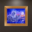 DIY 5D Diamond Embroidery Painting Cross Stitch Kit Tiger Animal Home Decor