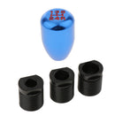 Auto Truck CNC Aluminum Manual 5-Speed Shift Knob w/ Adapter Anodized NEW