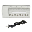 8 Slots Smart Fast Charger US Plug For AA AAA Rechargeable Battery LMZ