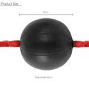 Double End Boxing Speed Ball Punching Bag Dodge Gym Training Black Pu LeathOZ