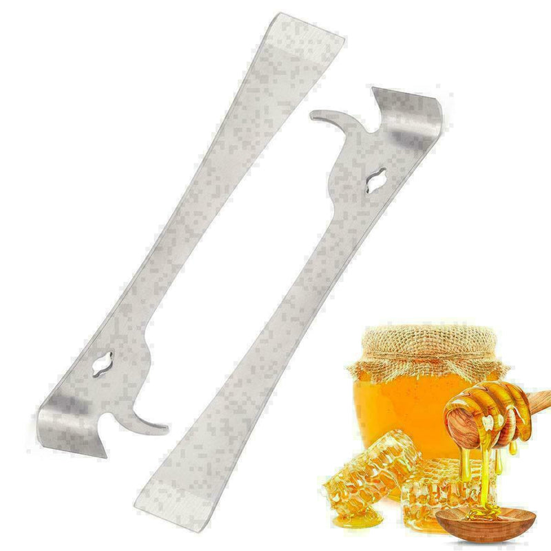Stainless Steel Polished Bee Hive Hook Scraper Beekeeping-Tools Pry Equipme M8V2