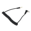 1 Meter 2.5mm to Male Flash PC Sync Cable Cord with Screw Lock for Canon Nikon