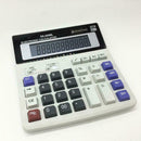 Dual Power Solar & Battery 12 Digits Calculator Desktop Desk Large Buttons Q7L0