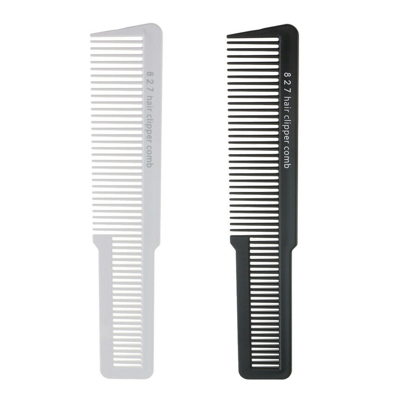 2 Pieces Professional Flat Top Stylist Salon Barber Clipper Cutting Hair Comb