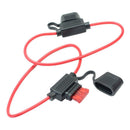 2x 10A Wire In-line Car Automotive Vehicle Boat Blade Fuse Holder Fuse ALF