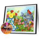 5D DIY Full Drill Diamond Painting Standing Bird Cross Stitch Mosaic (B346)
