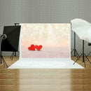 Heart Valentine Day Photographic Art Cloth Backdrop Wall Studio Family Prop