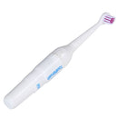 Waterproof Portable Electric Toothbrush AA Battery Brush with 2 Brush Heads