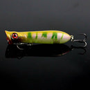 10 pcs Fishing Lures Hard Bait Popper 80mm Plastic Sea Fishing Trolling & B