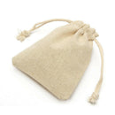 30pcs Bag Natural Linen Pouch Drawstring Burlap Jute Sack Drawstring Gift Bags-