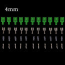 10set bullet terminal car electrical wire connector diameter 4mm 1female:2male3C