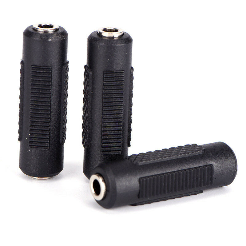 stereo 3.5mm aux female to female audio converter coupler adapters connector OE