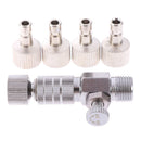 Airbrush quick release coupling disconnect adapter with 1/8" plug fitting paï¼D