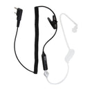 2 Pin Air Acoustic Tube Headsets Mic PTT Walkie Talkie Earpieces Clip-on