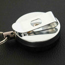 Retractable Anti-Lost Wire Pen/Pencil Holder Ring Buckle with Clip Belt G9J1