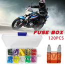 120Pc Small Car Fuse Cover Car insurance Plug-in Fuse Box C4S9
