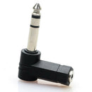 6.35mm 1/4'' Male to 3.5 mm Female M/F Jack Aux Audio Stereo Adapter