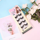 5 Pairs Soft Handmade Black Long Makeup Natural Thick False Eyelashes Eye Lashes