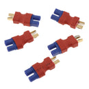 5 Pieces Male & Female EC3 to T-Plug for RC Aircraft, Trcuk, Lipo Battery