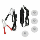 30W 12V Dual USB Flexible Solar Panel Kit Crocodile Clip Outdoor Car Charge