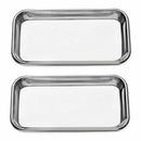 Dental 201 Stainless Steel Medical Tray Holder Lab Color. Tool Instrument G7T3