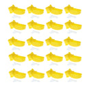 20 Pcs Pet Bird rinker Feeder Waterer for Parrots Budgie Cockatiel Lovebirds