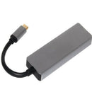 Gray USB-C Type-C To HDMI SD TF USB3.1 Adapter Cable Hi- For Macbook PC