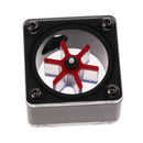 Flow Meter Indicator G1/4 Threaded 5 Impeller for PC Computer Water