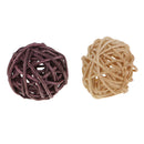 50Pcs 3/5cm Round Rattan Balls Garden Home Wedding Party Rustic Decors DIY Craft