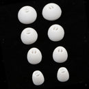 20 Pairs Silicone XS/S/M/L Eartips Eargels Earpads Ear Tips Gels Buds White