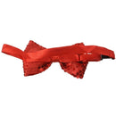 Sequin Bow Tie Dickie Bow Fancy Dress Dance Wear Red Party
