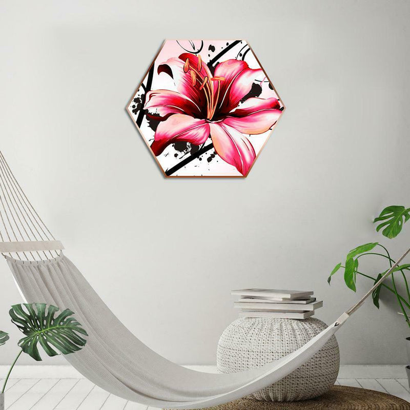 5D DIY Full Drill Diamond Painting Blossom Hexagon Cross Stitch Embroider(1