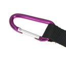 Hiking Water Bottle Holder Hook Belt Clip Aluminum Silicone Carabiner Key Rin M&