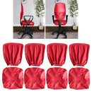 4x Office Computer Rotate Chair Slipcovers Covers