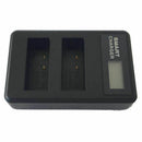 Dual LCD Display Battery Charger For Canon LP-E10 T6 T5 T3 EOS 1100D 1200D 1300D