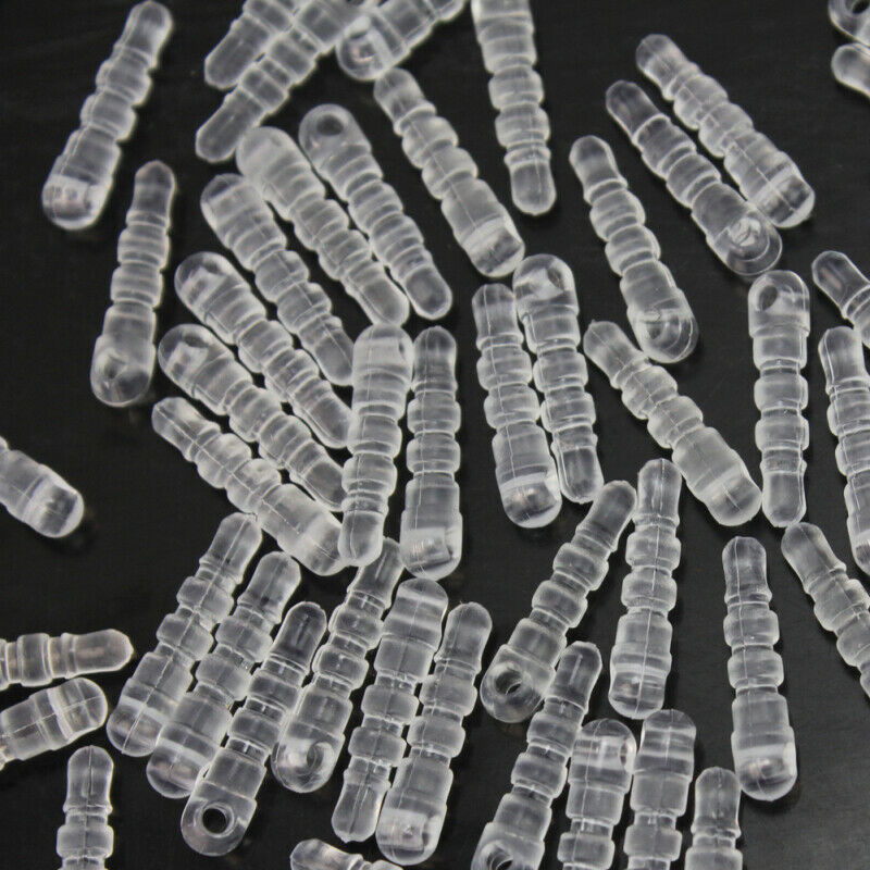 100 X Portable Clear Dustproof Plastic Anti Dust Plug Stopper For Cellphon QPR