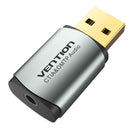 Vention CDNH0 USB 2.0 Sound Audio Card 2.1 Channel 3.5mm Headphone Adapter